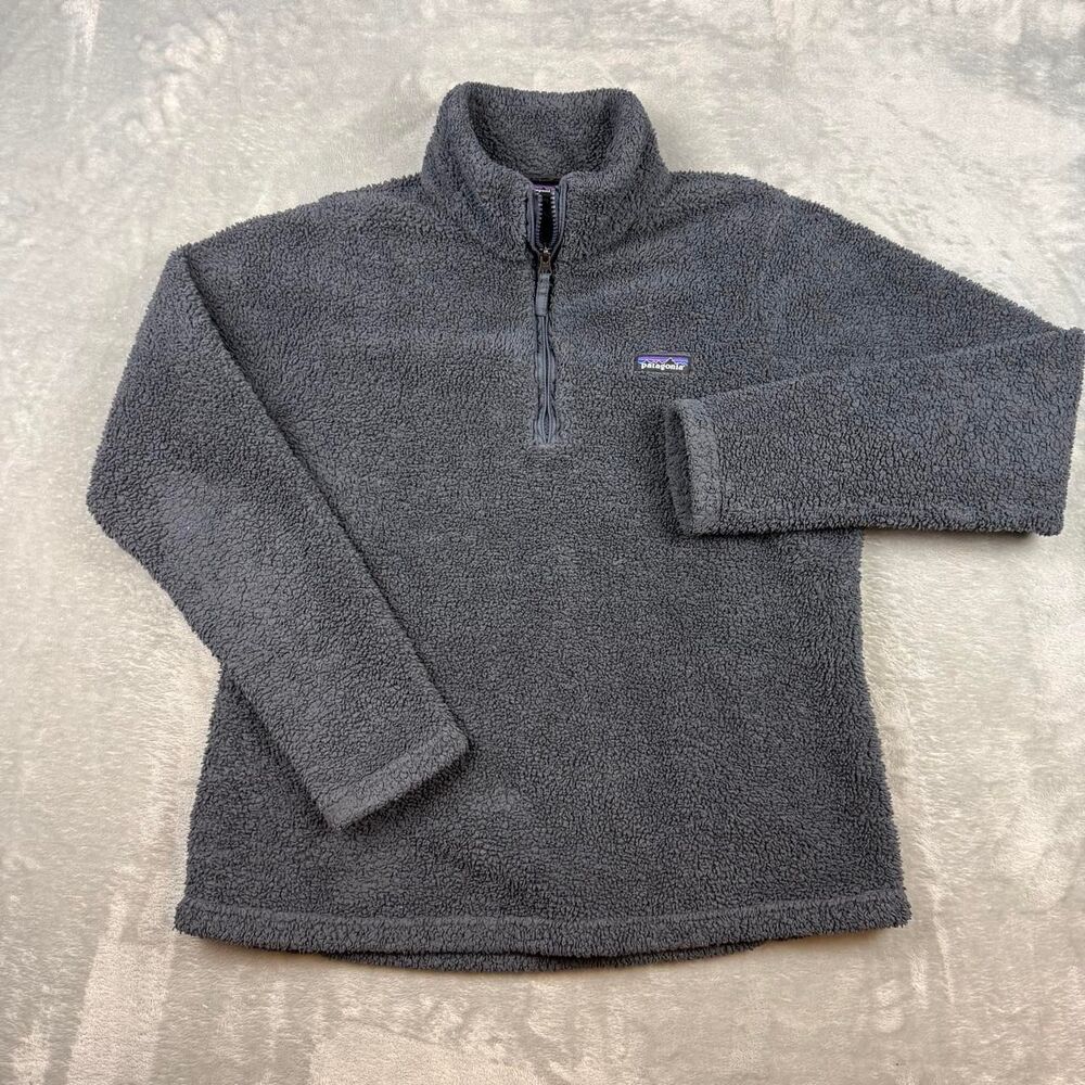 Patagonia Women's Grey and Black Sweatshirt